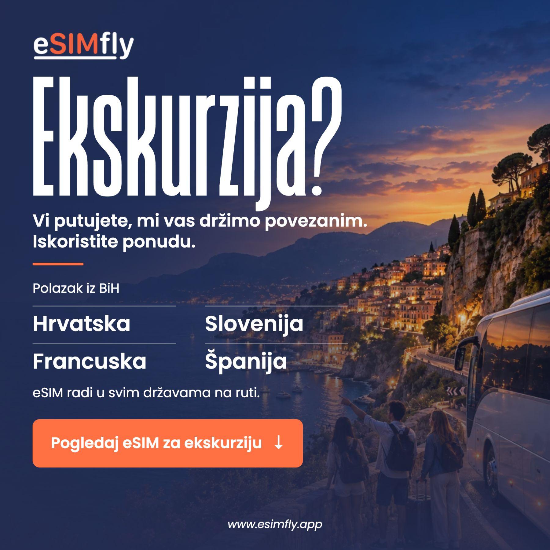 eSIM za ekskurziju 2026 — eSIMFly